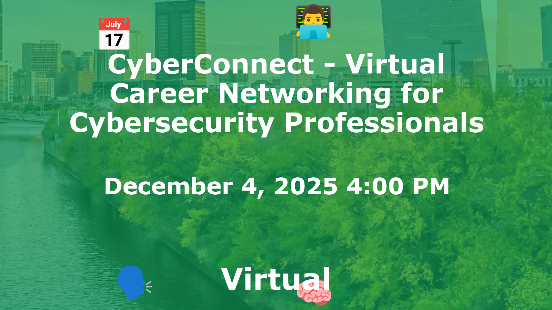 CyberConnect - Virtual Career Networking for Cybersecurity Professionals event image